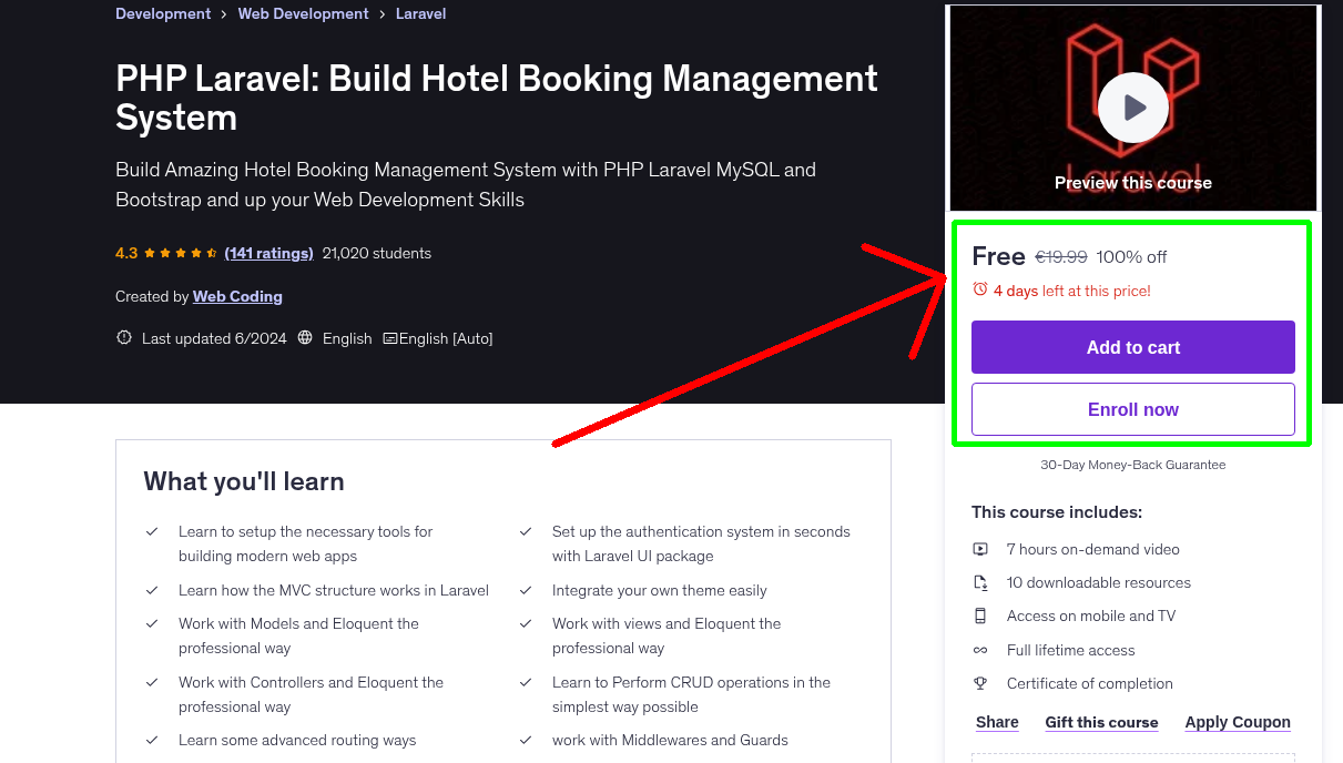 PHP Laravel: Build Hotel Booking Management System