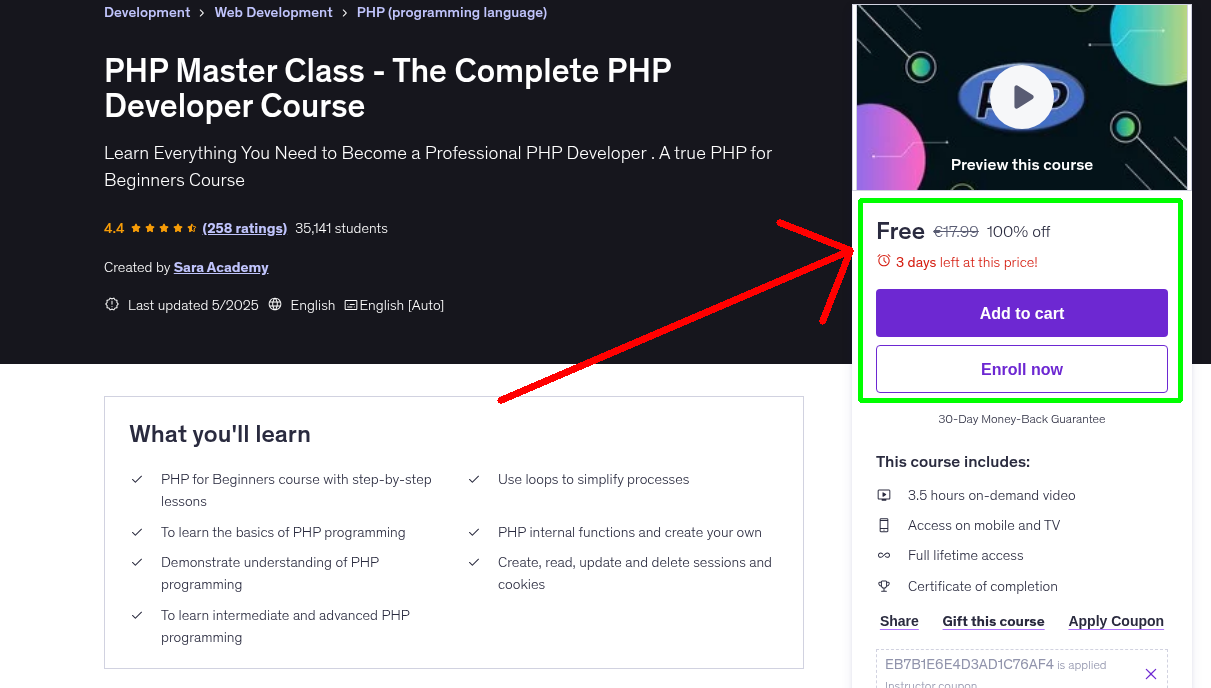 PHP Master Class - The Complete PHP Developer Course