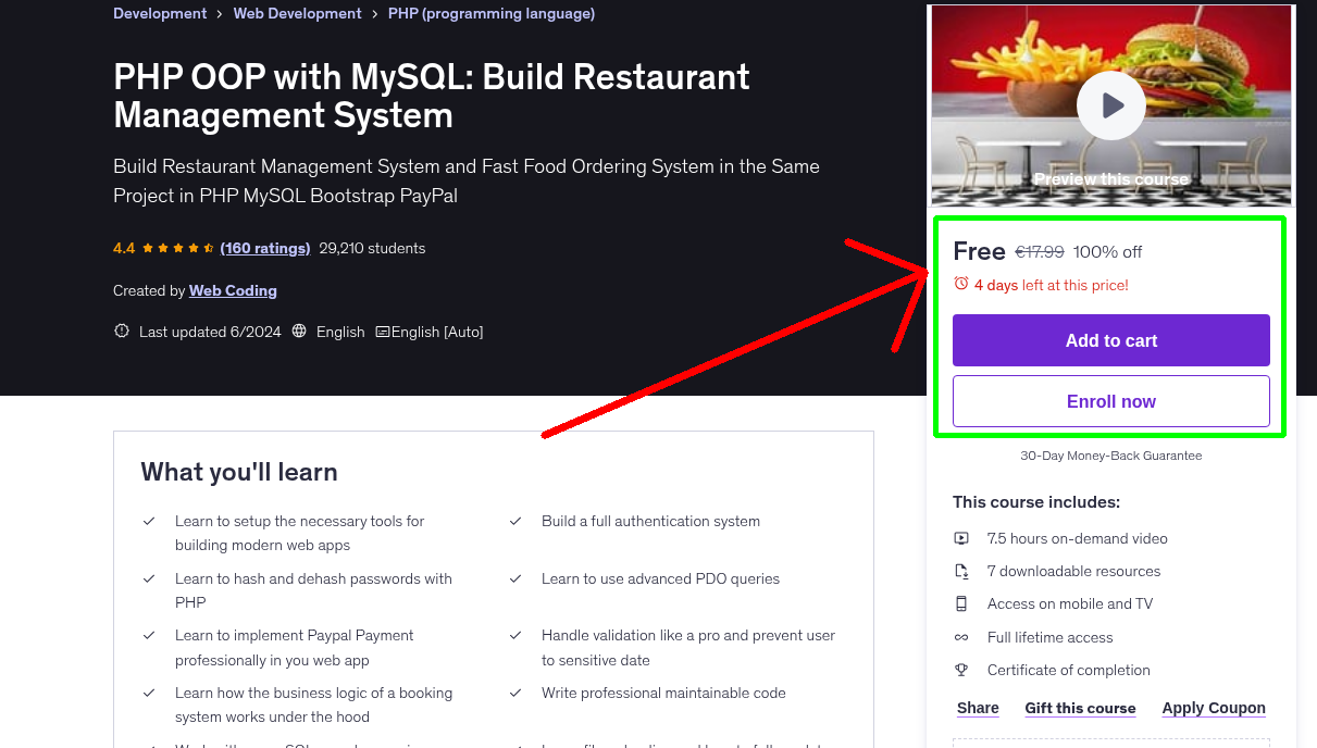 PHP OOP with MySQL: Build Restaurant Management System