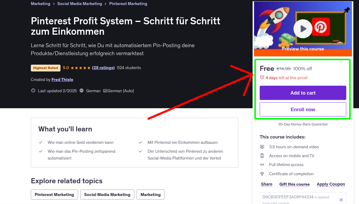 Pinterest Profit System – Schritt für Schritt zum Einkommen