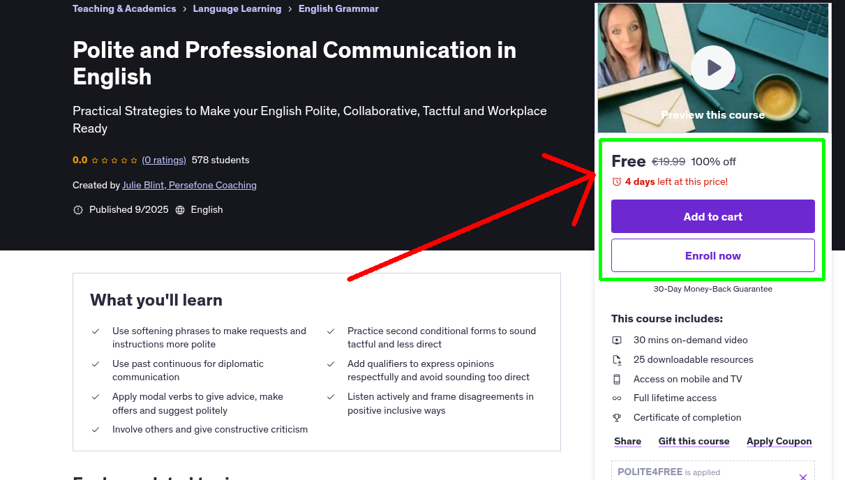 Polite and Professional Communication in English