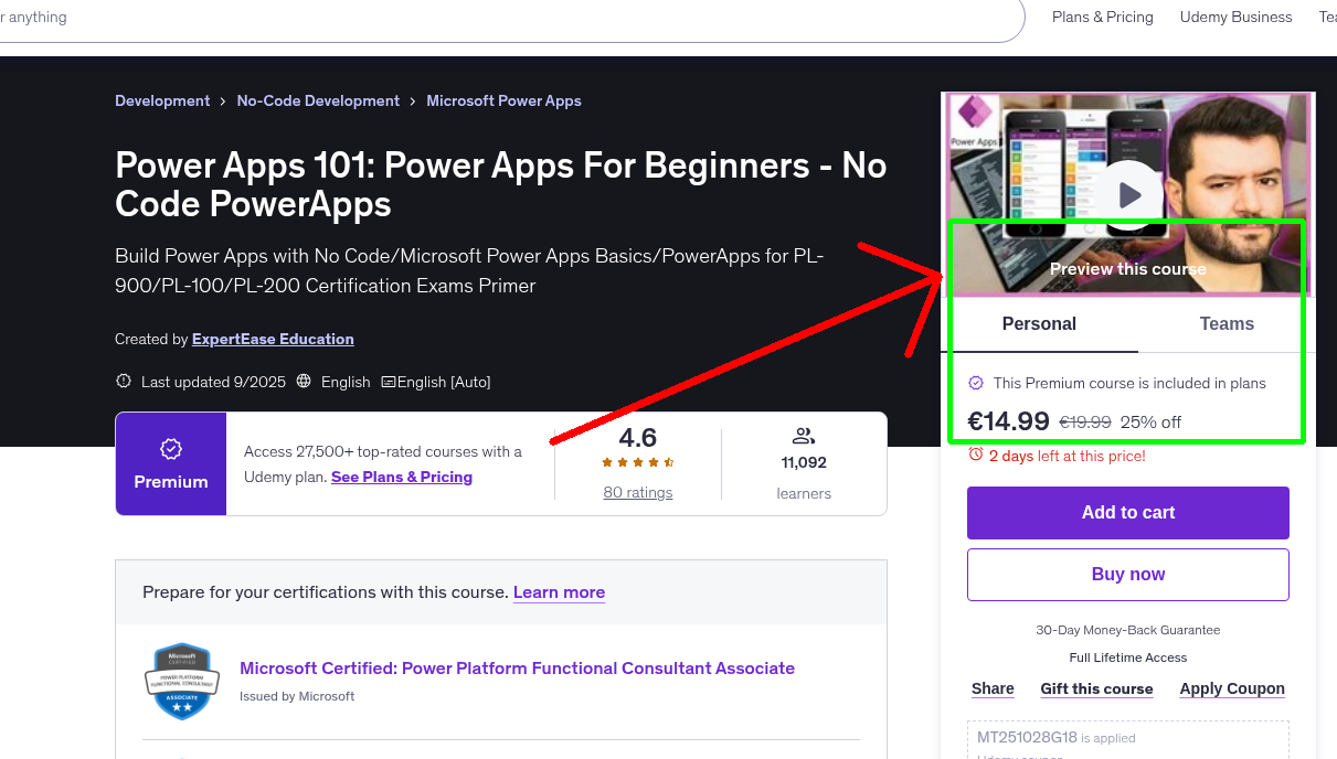 Power Apps 101: Power Apps For Beginners - No Code PowerApps
