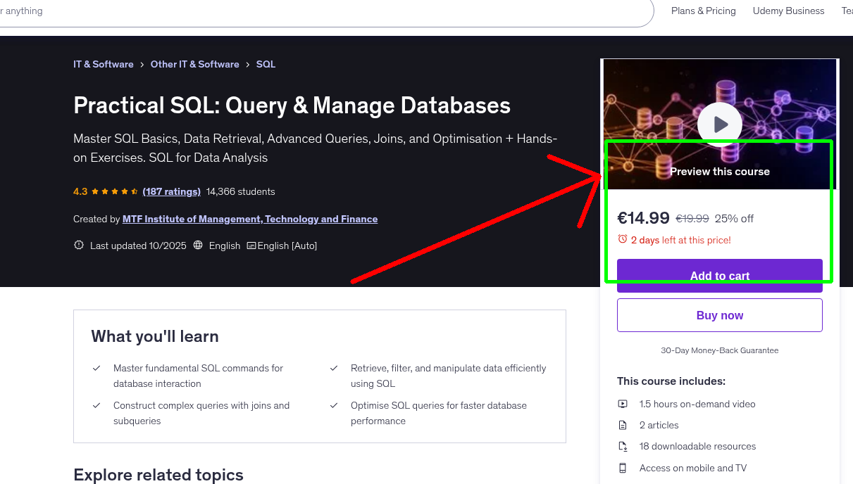 Practical SQL: Query & Manage Databases