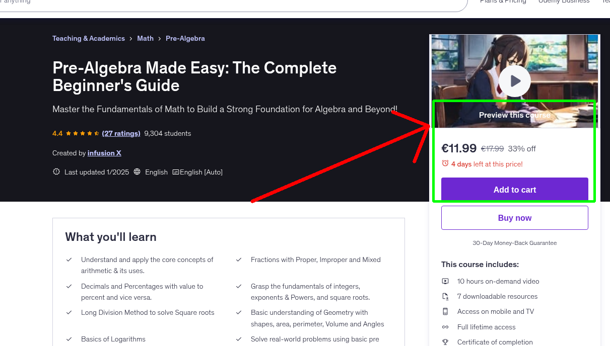 Pre-Algebra Made Easy: The Complete Beginner's Guide