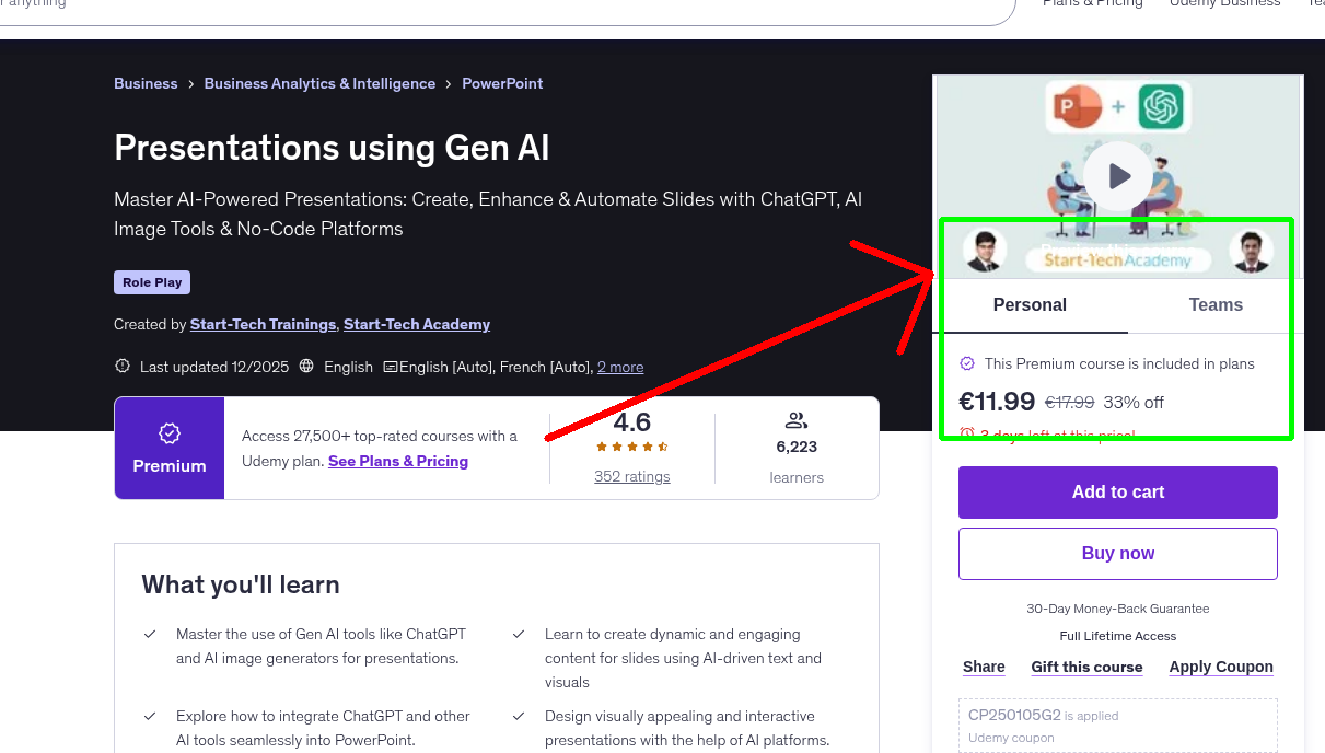 Presentations using Gen AI