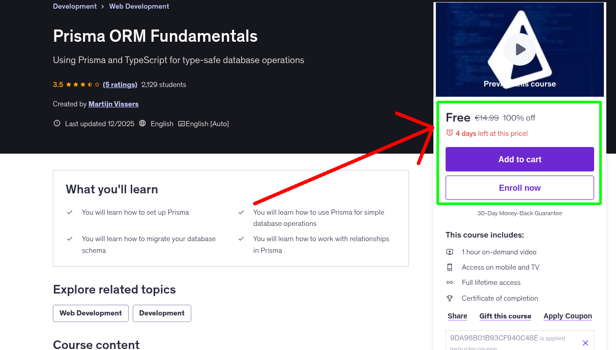 Prisma ORM Fundamentals
