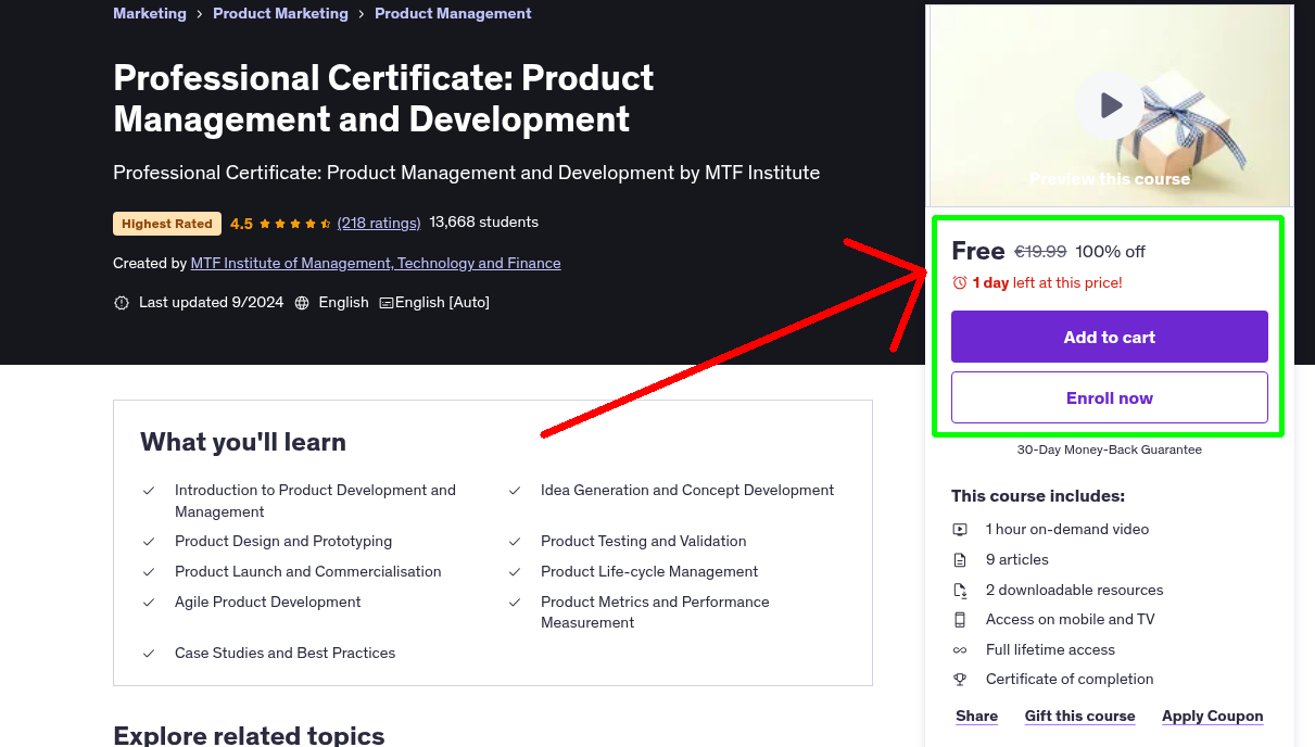 Professional Certificate: Product Management and Development