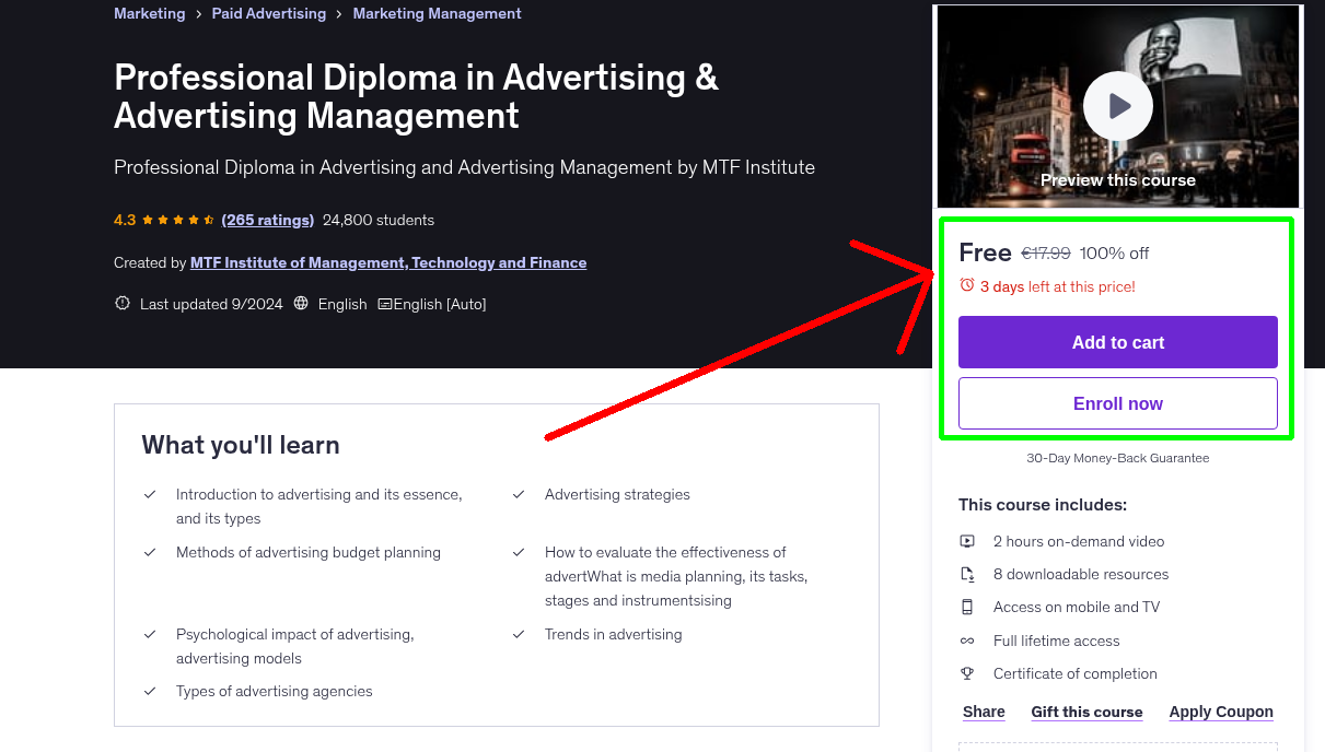 Professional Diploma in Advertising & Advertising Management