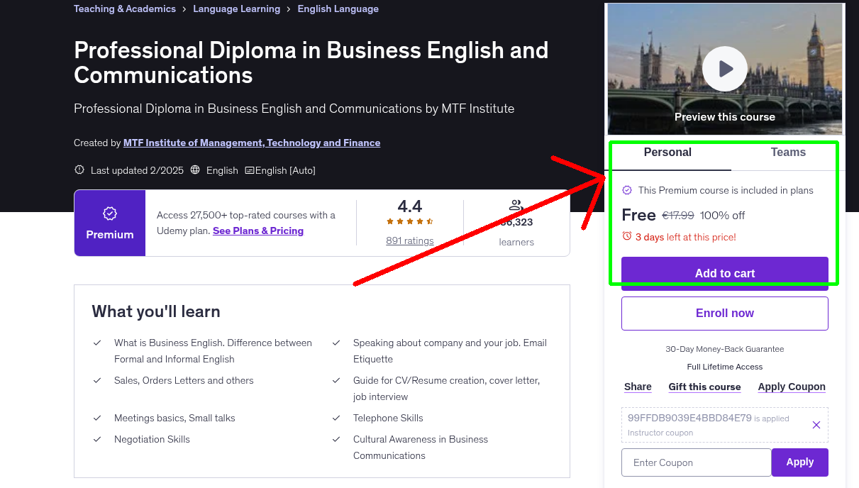 Professional Diploma in Business English and Communications
