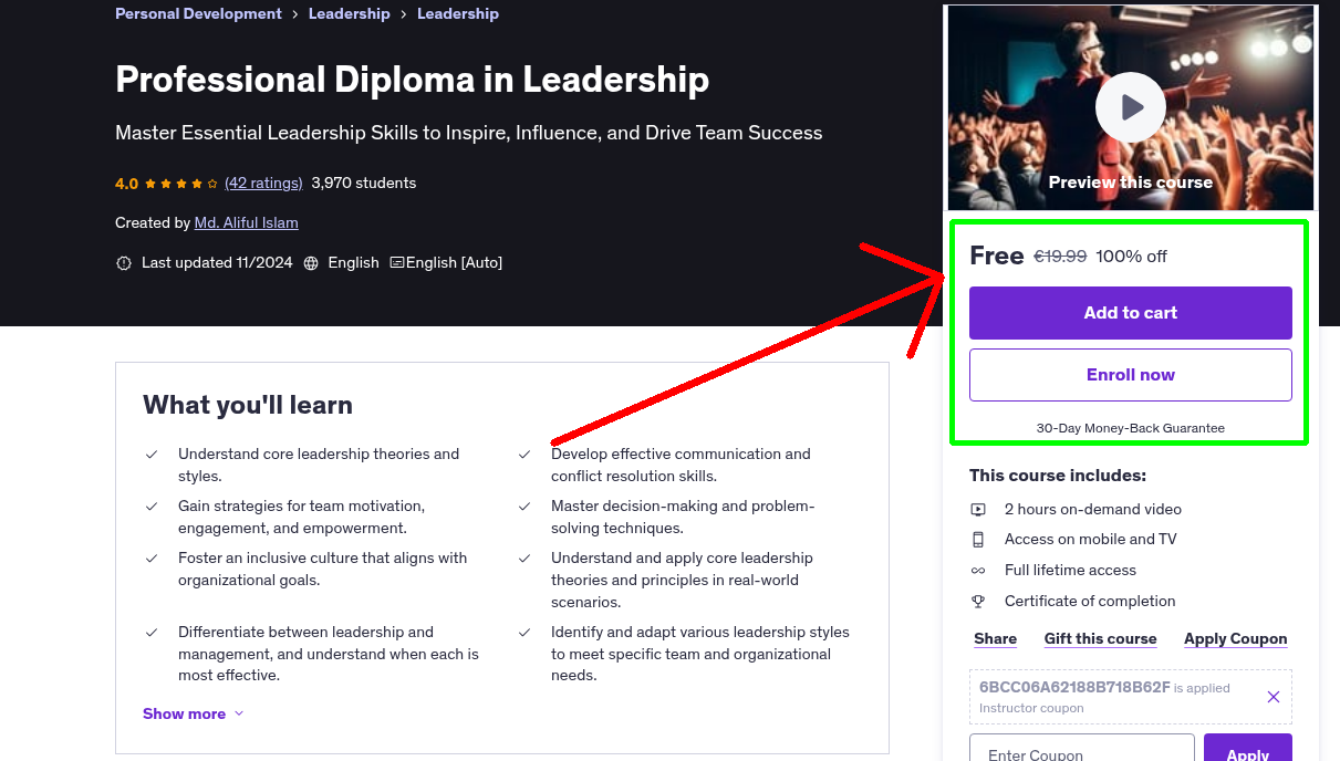 Professional Diploma in Leadership