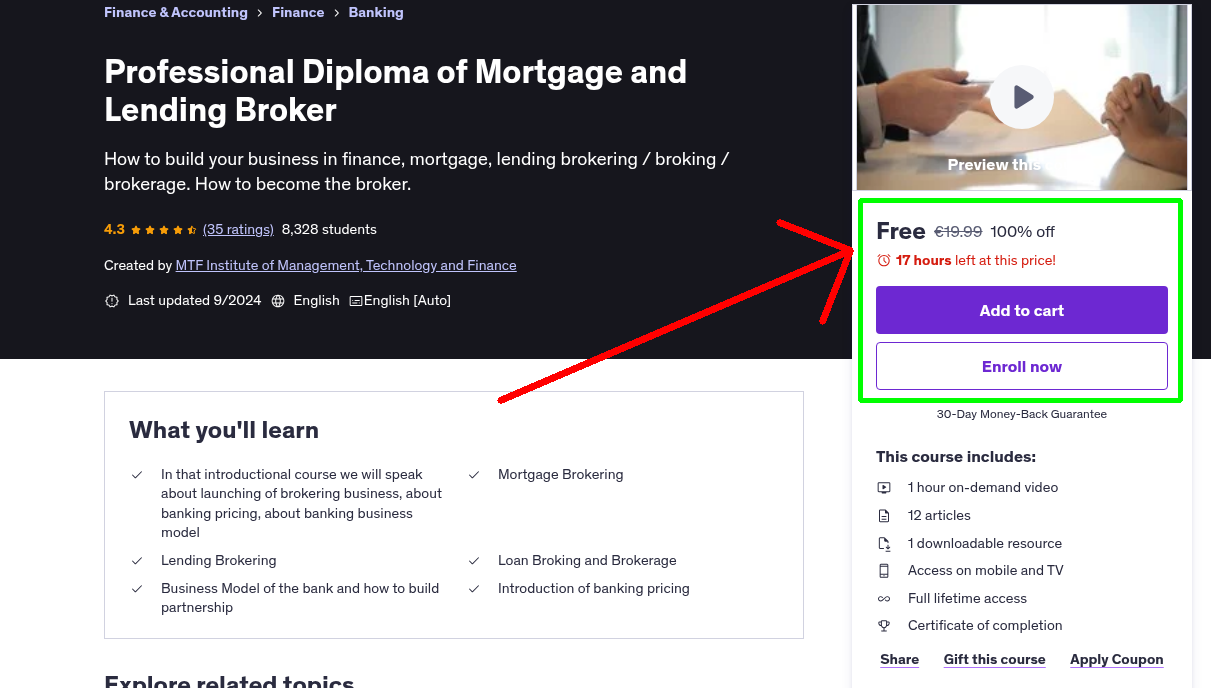 Professional Diploma of Mortgage and Lending Broker