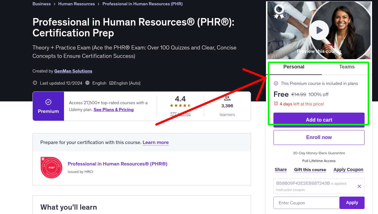 Professional in Human Resources® (PHR®): Certification Prep