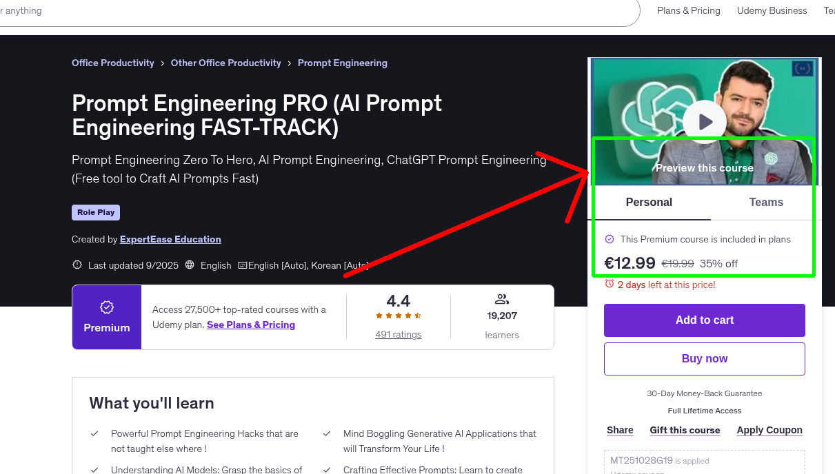 Prompt Engineering PRO (AI Prompt Engineering FAST-TRACK)