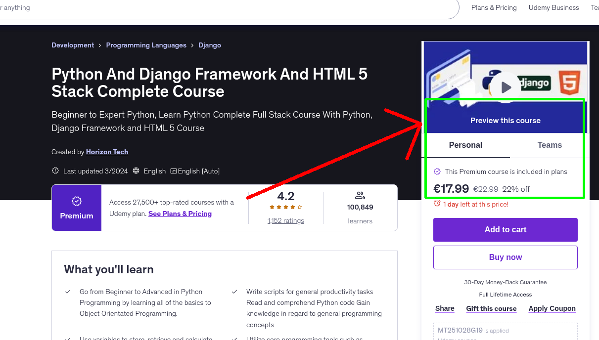 Python And Django Framework And HTML 5 Stack Complete Course