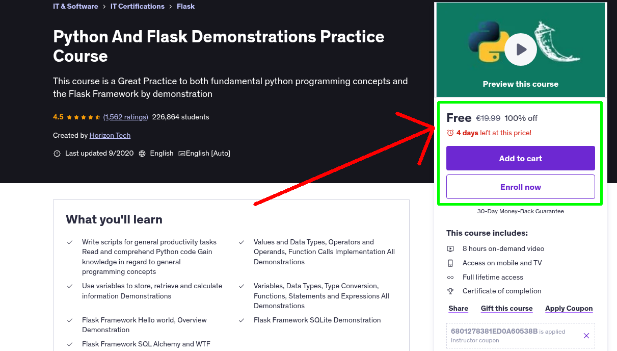 Python And Flask Demonstrations Practice Course