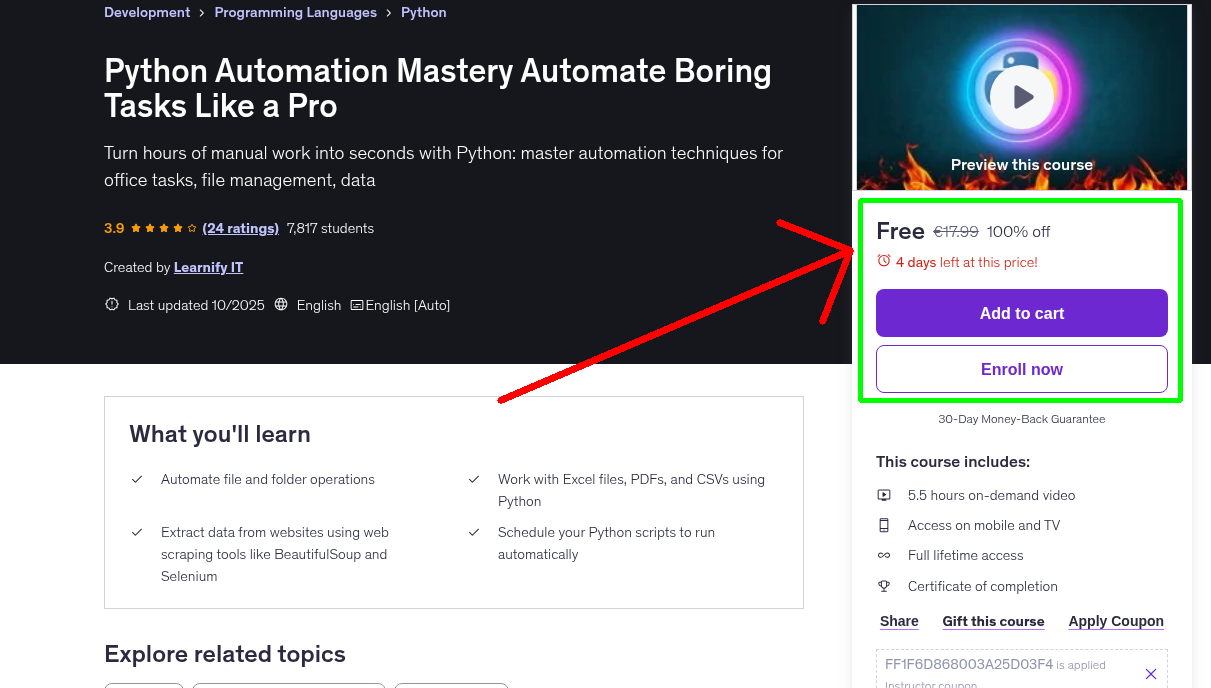 Python Automation Mastery Automate Boring Tasks Like a Pro