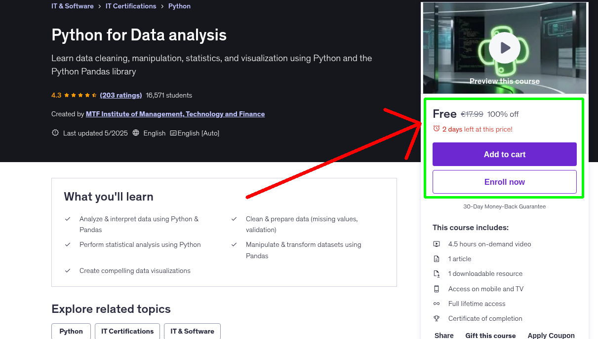 Python for Data analysis