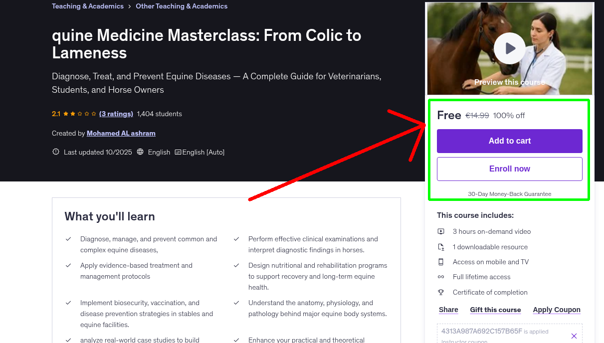 quine Medicine Masterclass: From Colic to Lameness