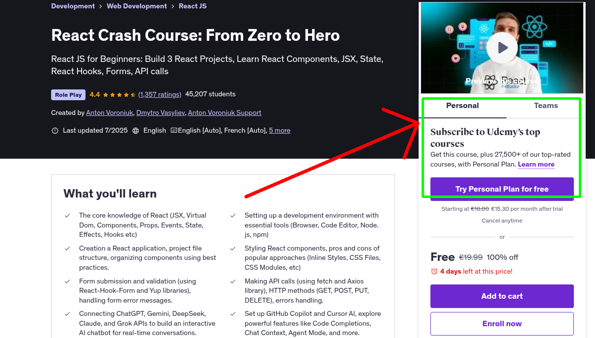 React Crash Course: From Zero to Hero