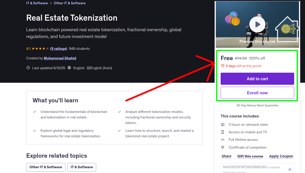 Real Estate Tokenization