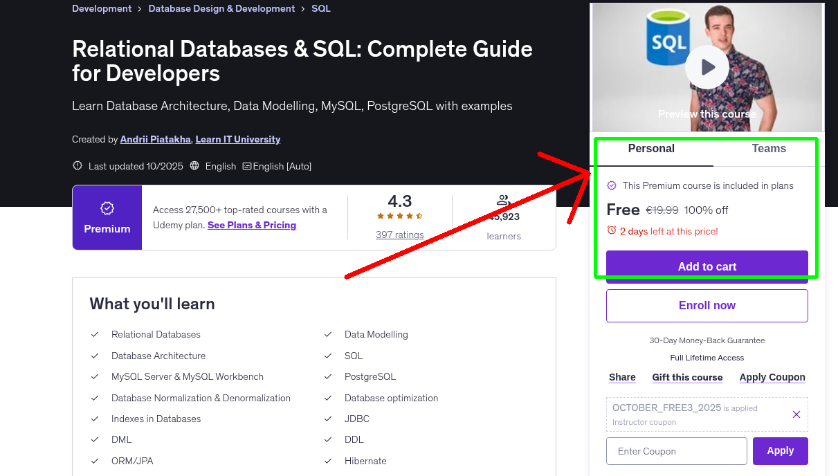 Relational Databases & SQL: Complete Guide for Developers