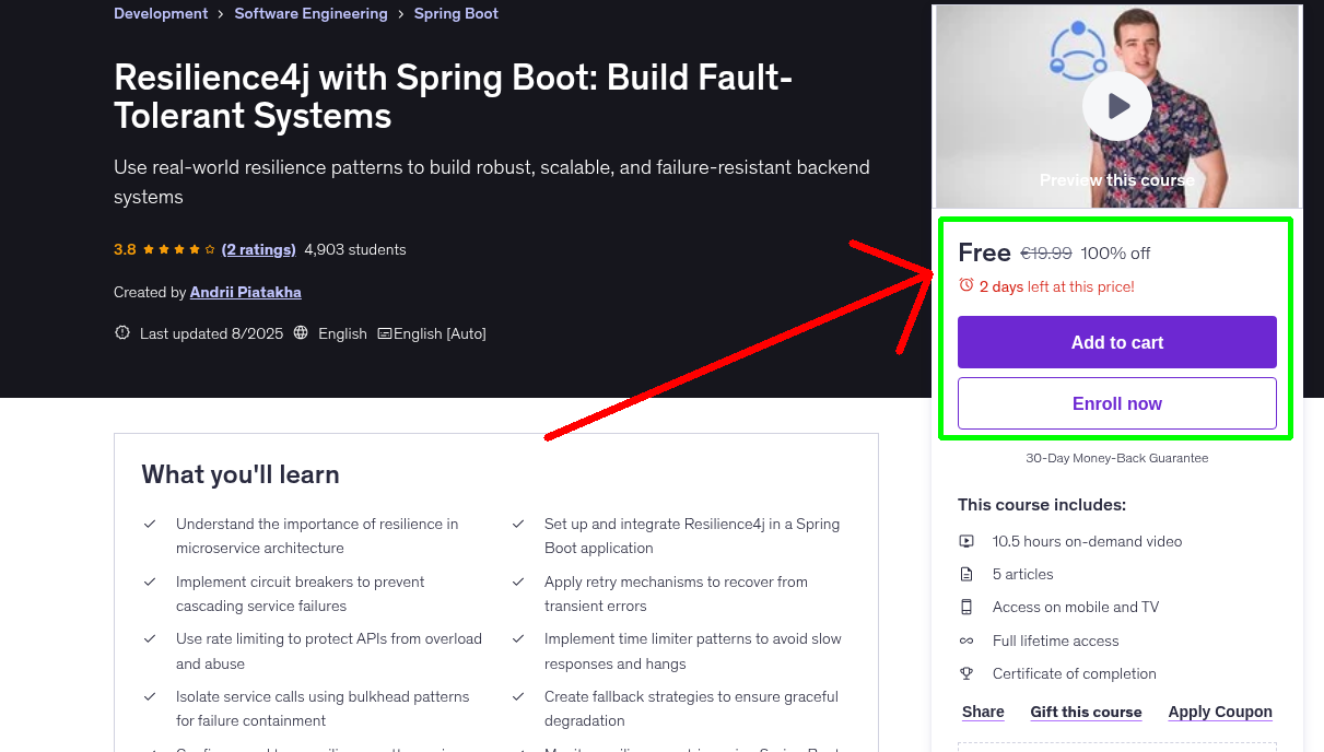 Resilience4j with Spring Boot: Build Fault-Tolerant Systems