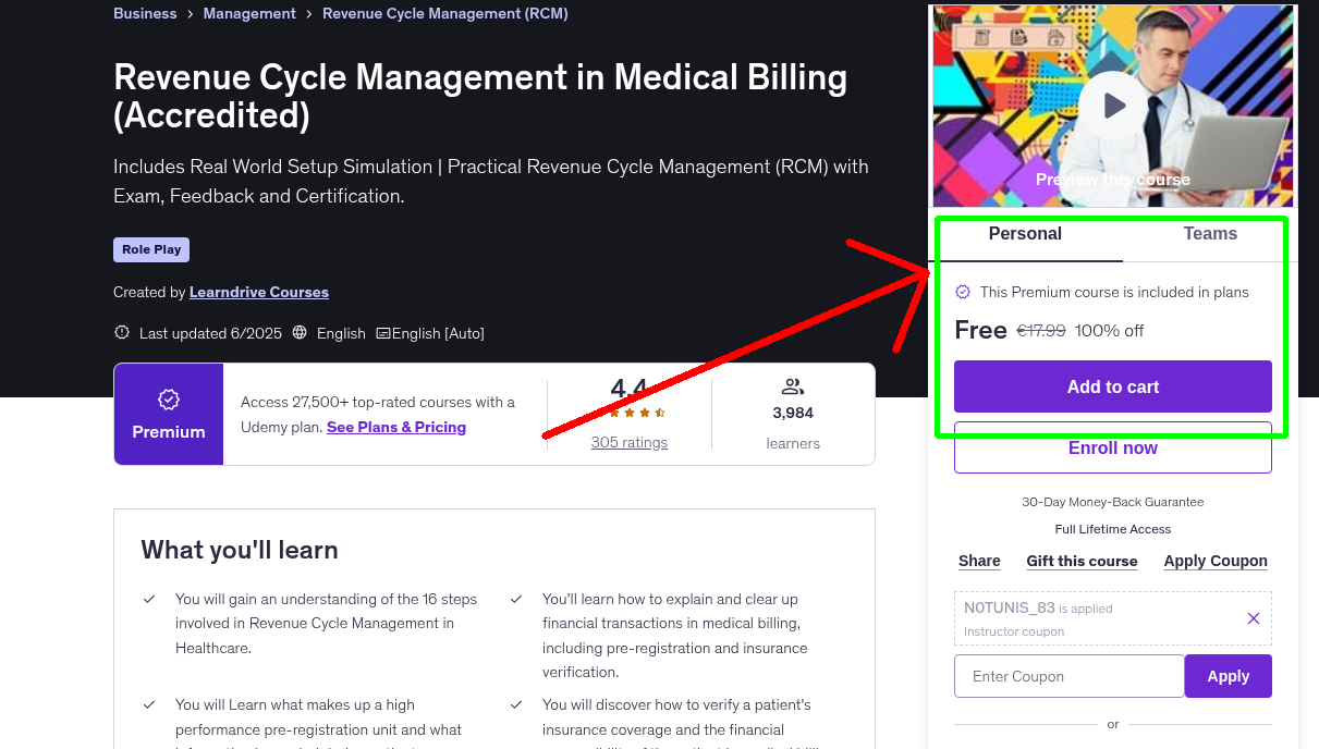 Revenue Cycle Management in Medical Billing (Accredited)
