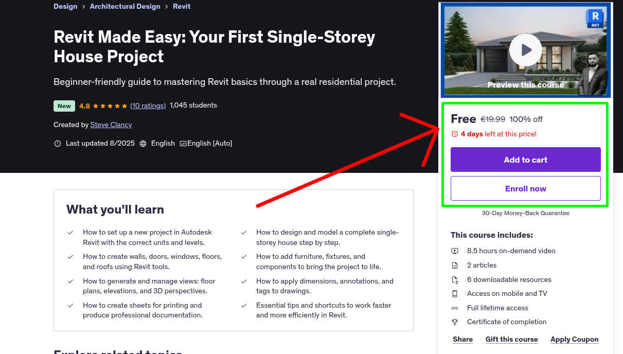 Revit Made Easy: Your First Single-Storey House Project