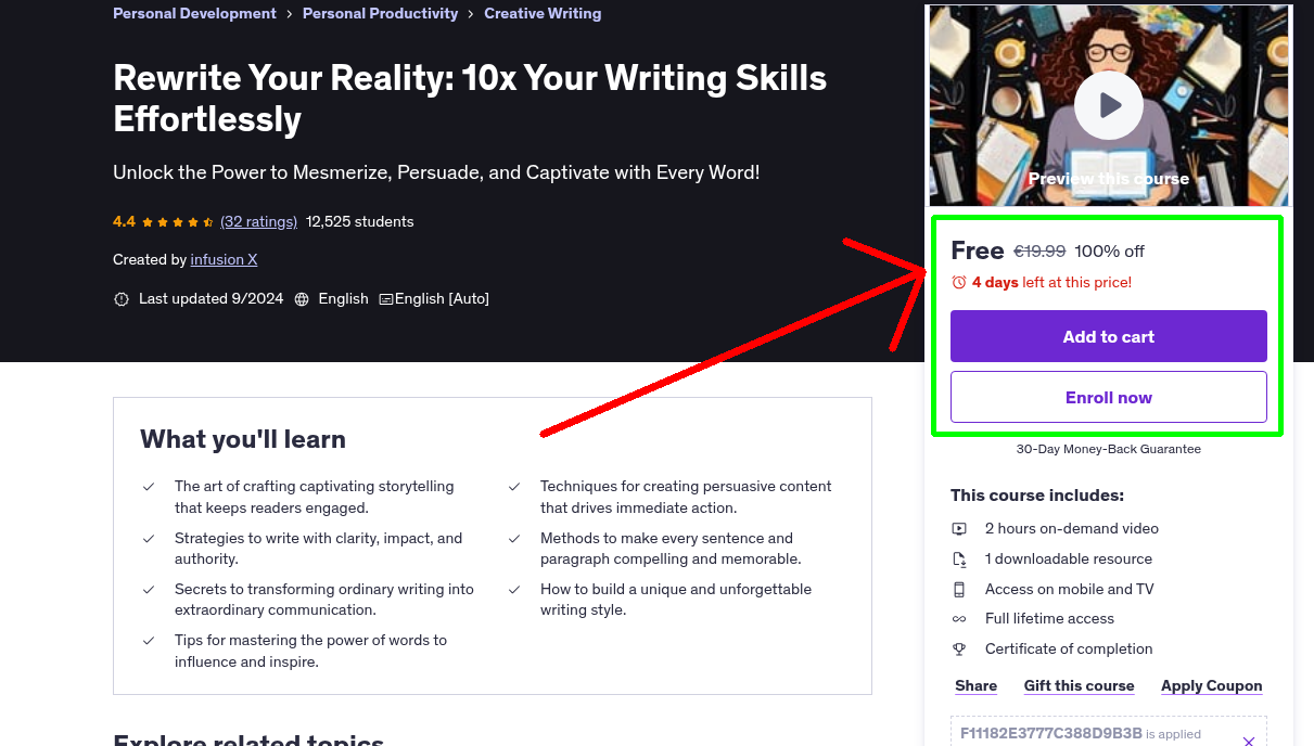 Rewrite Your Reality: 10x Your Writing Skills Effortlessly
