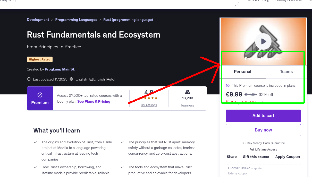 Rust Fundamentals and Ecosystem
