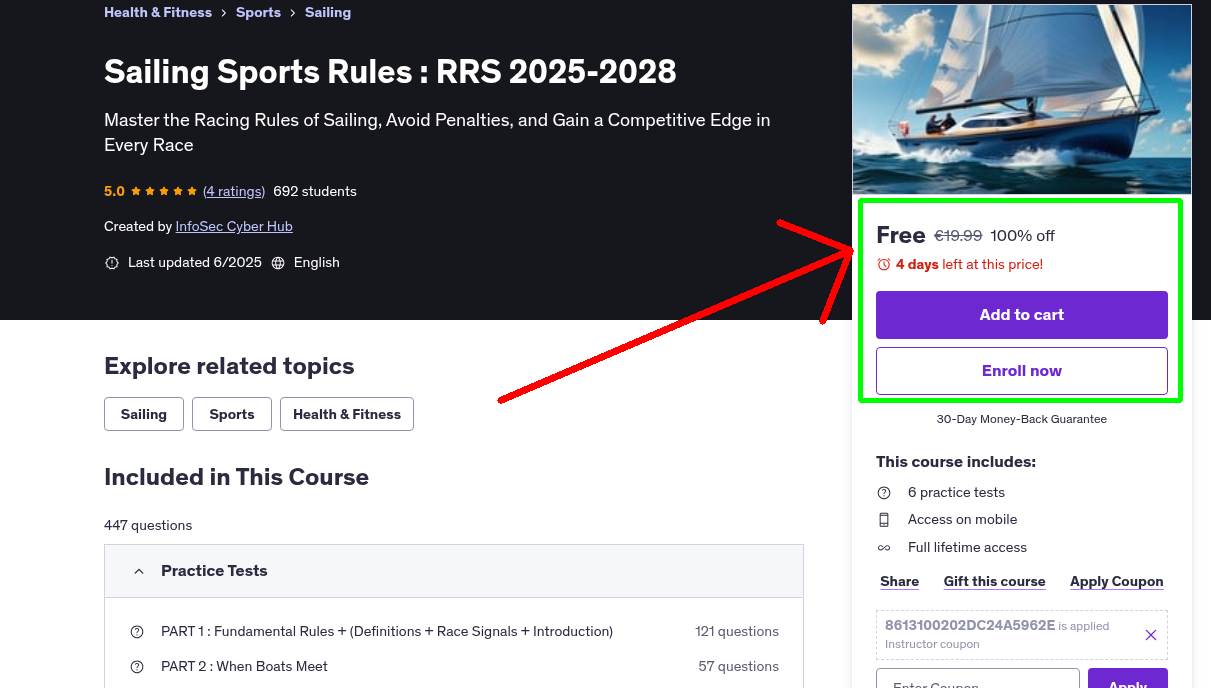 Sailing Sports Rules : RRS 2025-2028