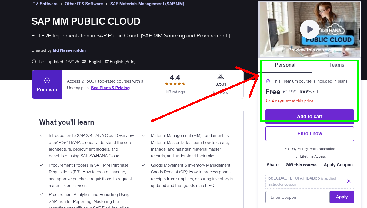SAP MM PUBLIC CLOUD