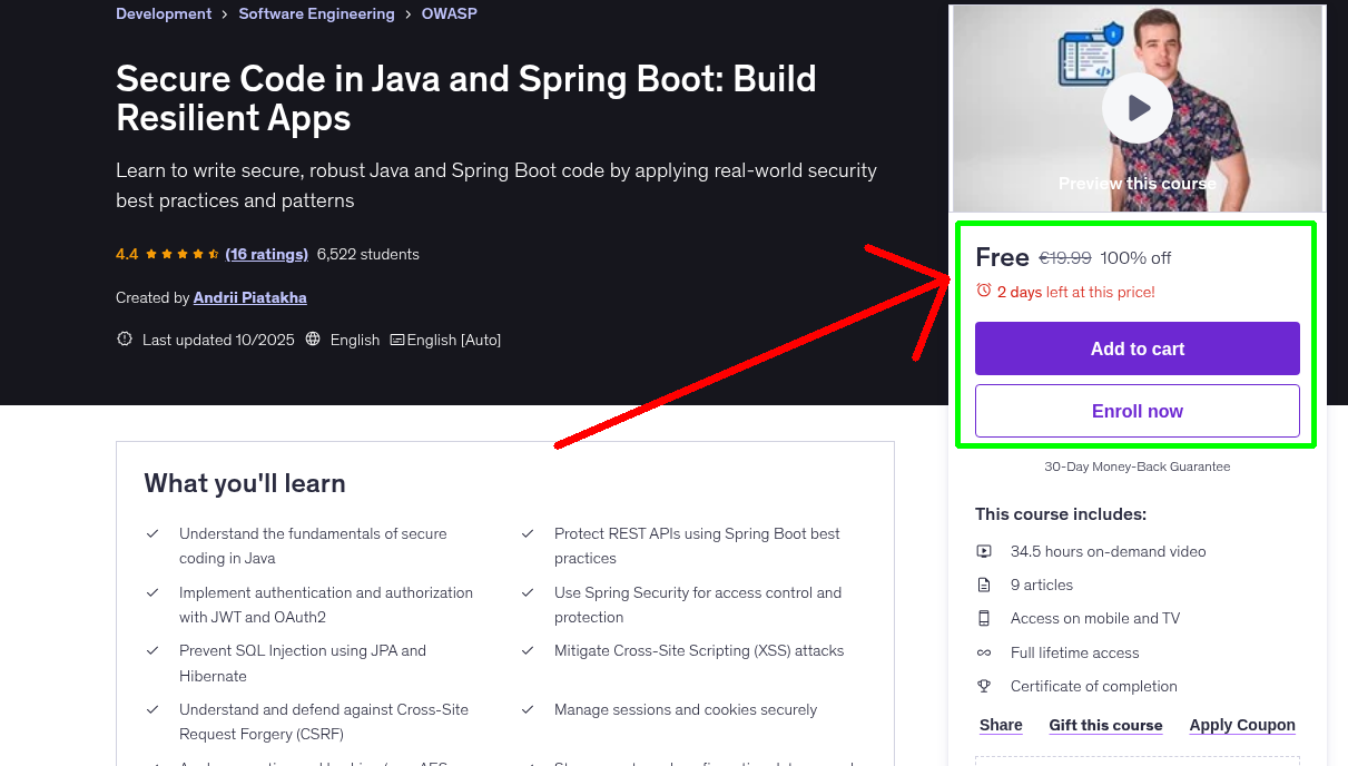 Secure Code in Java and Spring Boot: Build Resilient Apps