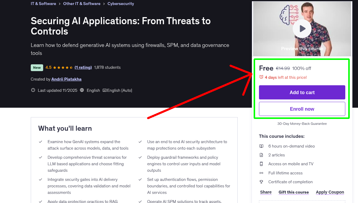 Securing AI Applications: From Threats to Controls