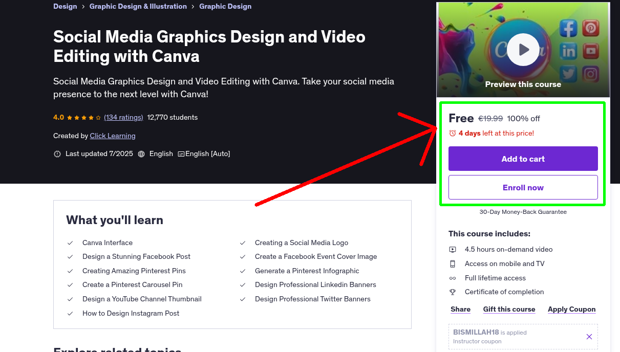Social Media Graphics Design and Video Editing with Canva