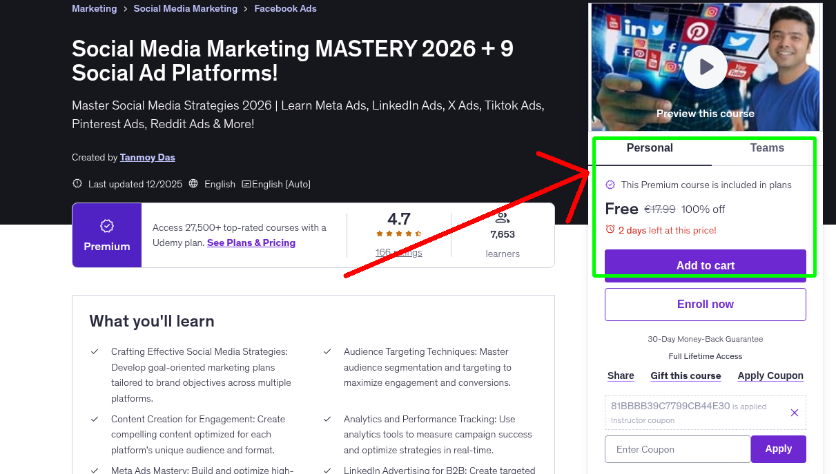 Social Media Marketing MASTERY 2026 + 9 Social Ad Platforms!