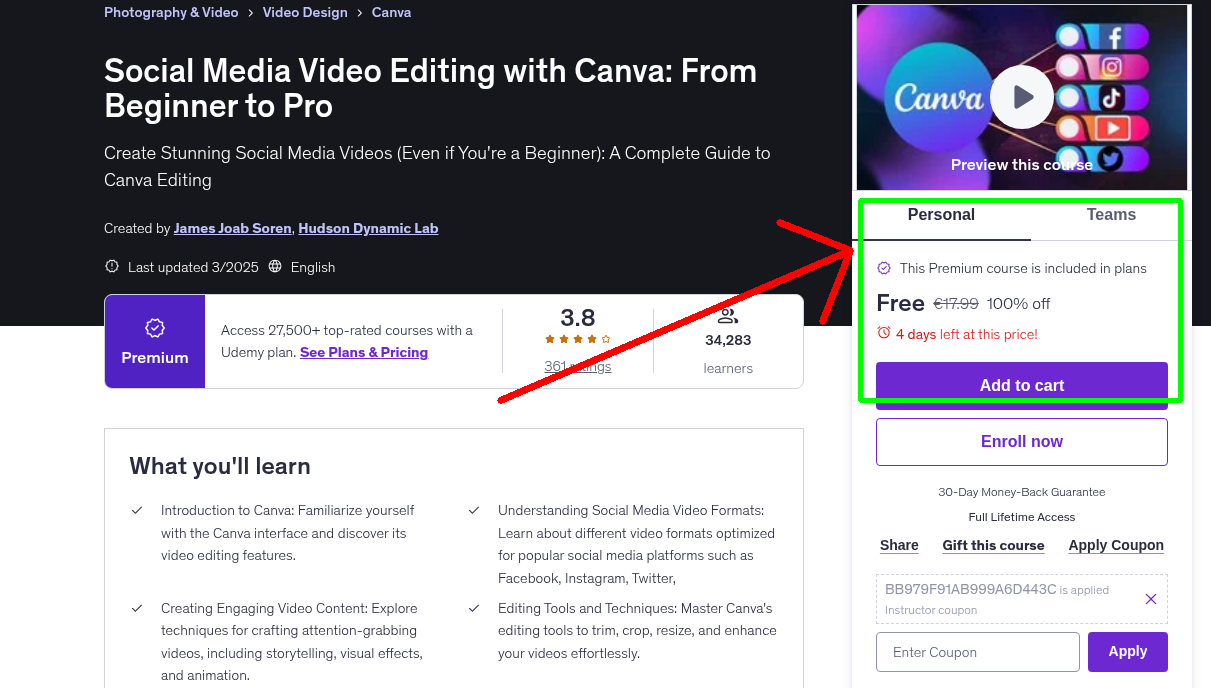 Social Media Video Editing with Canva: From Beginner to Pro