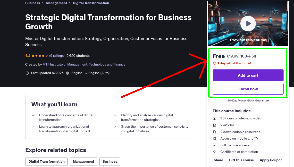 Strategic Digital Transformation for Business Growth