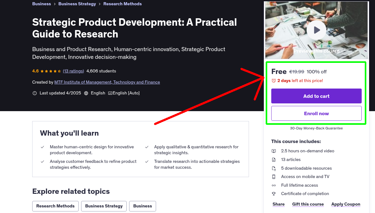 Strategic Product Development: A Practical Guide to Research