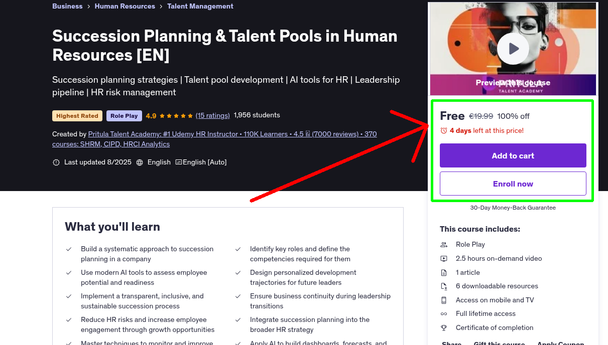 Succession Planning & Talent Pools in Human Resources [EN]