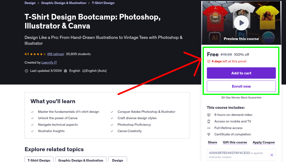 T-Shirt Design Bootcamp: Photoshop, Illustrator & Canva