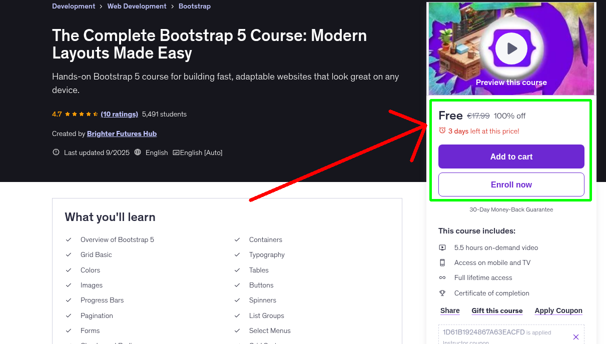 The Complete Bootstrap 5 Course: Modern Layouts Made Easy
