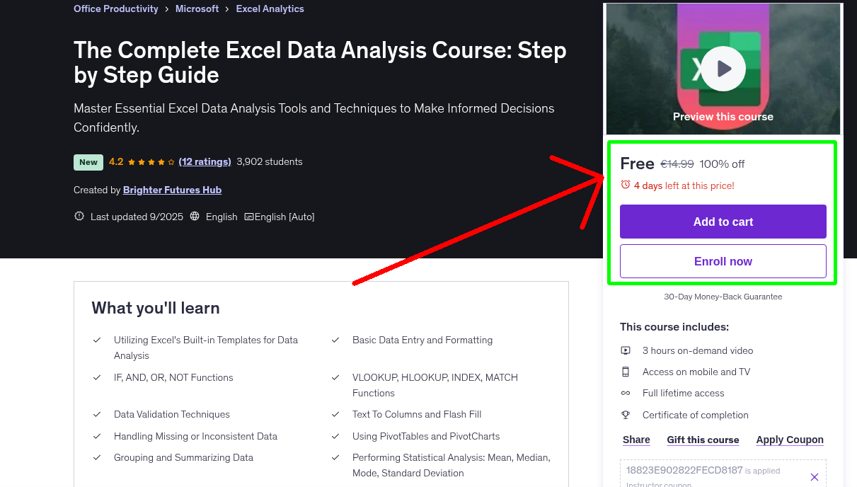 The Complete Excel Data Analysis Course: Step by Step Guide
