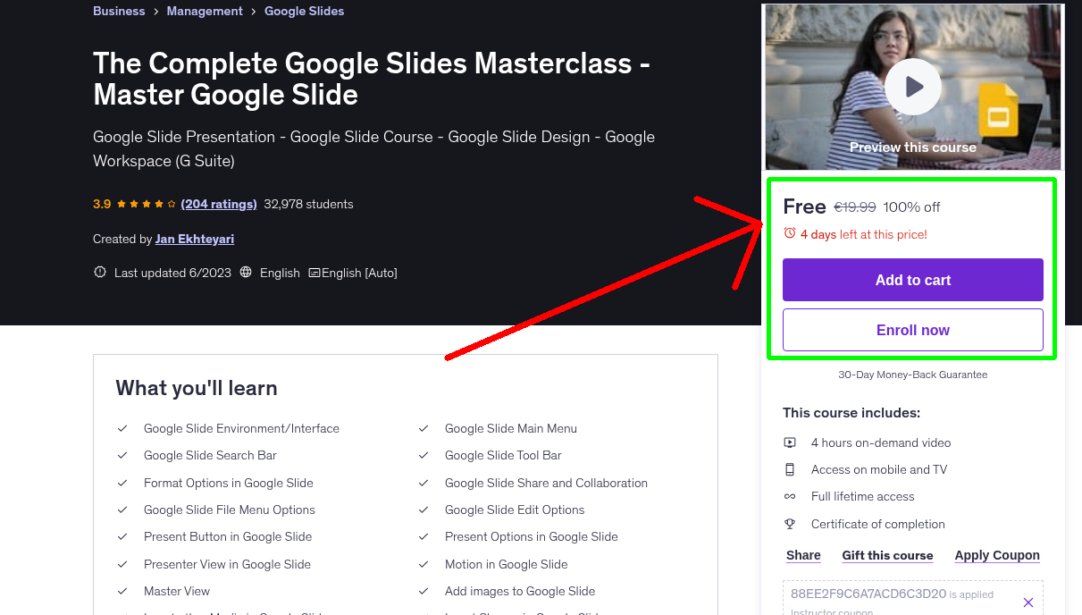 The Complete Google Slides Masterclass - Master Google Slide
