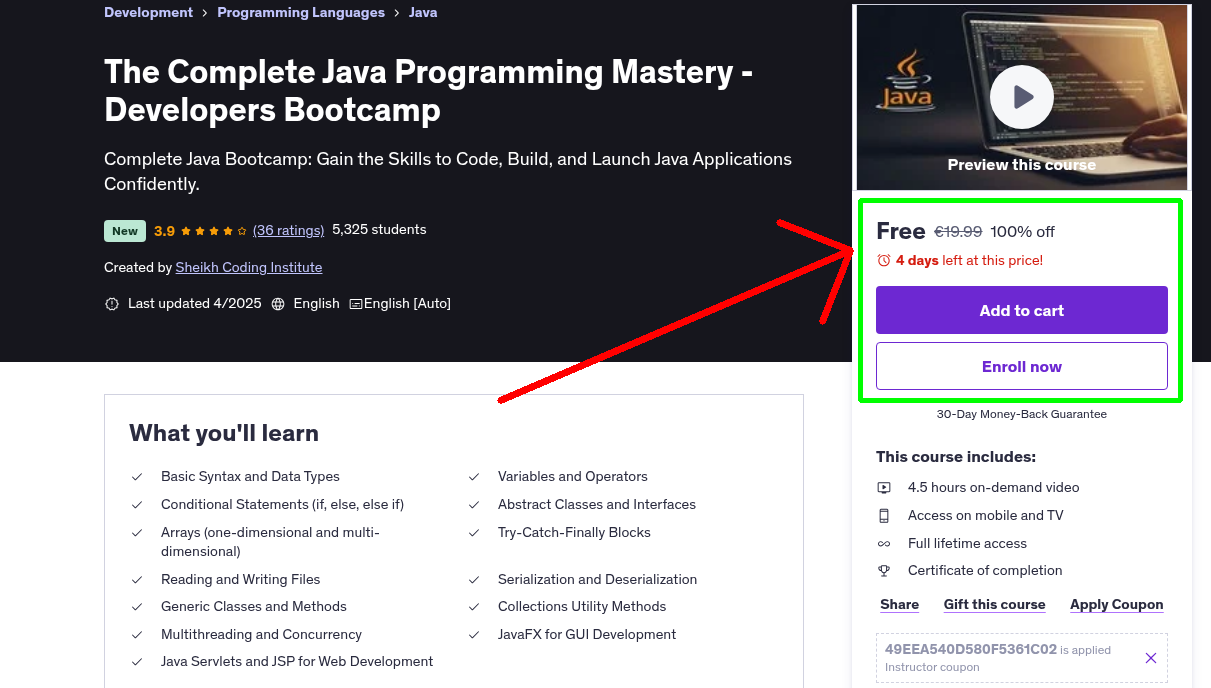 The Complete Java Programming Mastery - Developers Bootcamp