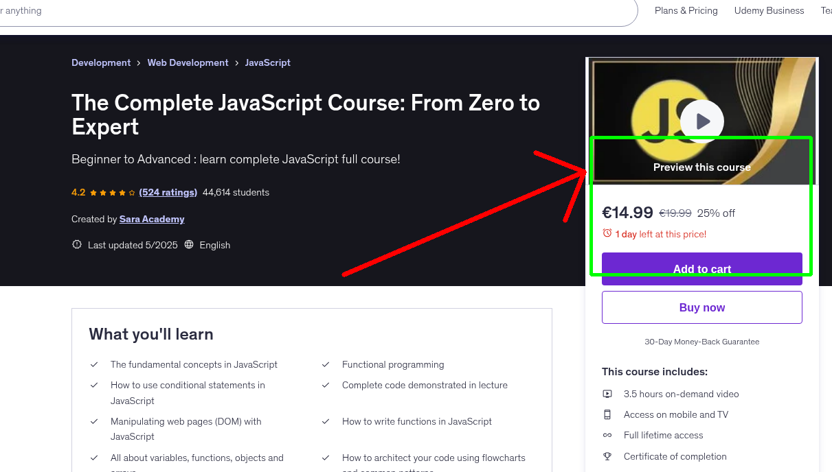 The Complete JavaScript Course: From Zero to Expert