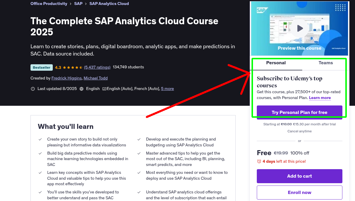 The Complete SAP Analytics Cloud Course 2025