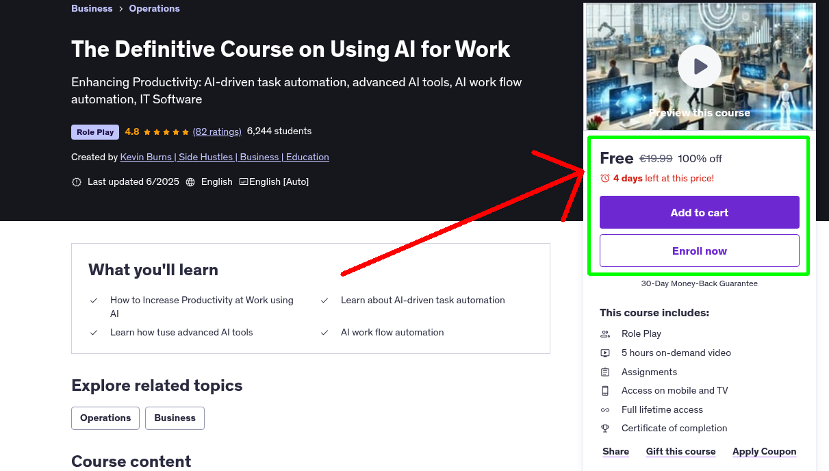 The Definitive Course on Using AI for Work