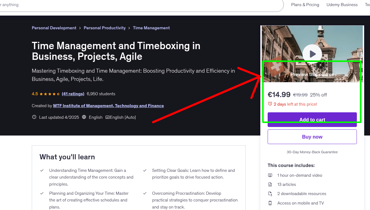 Time Management and Timeboxing in Business, Projects, Agile
