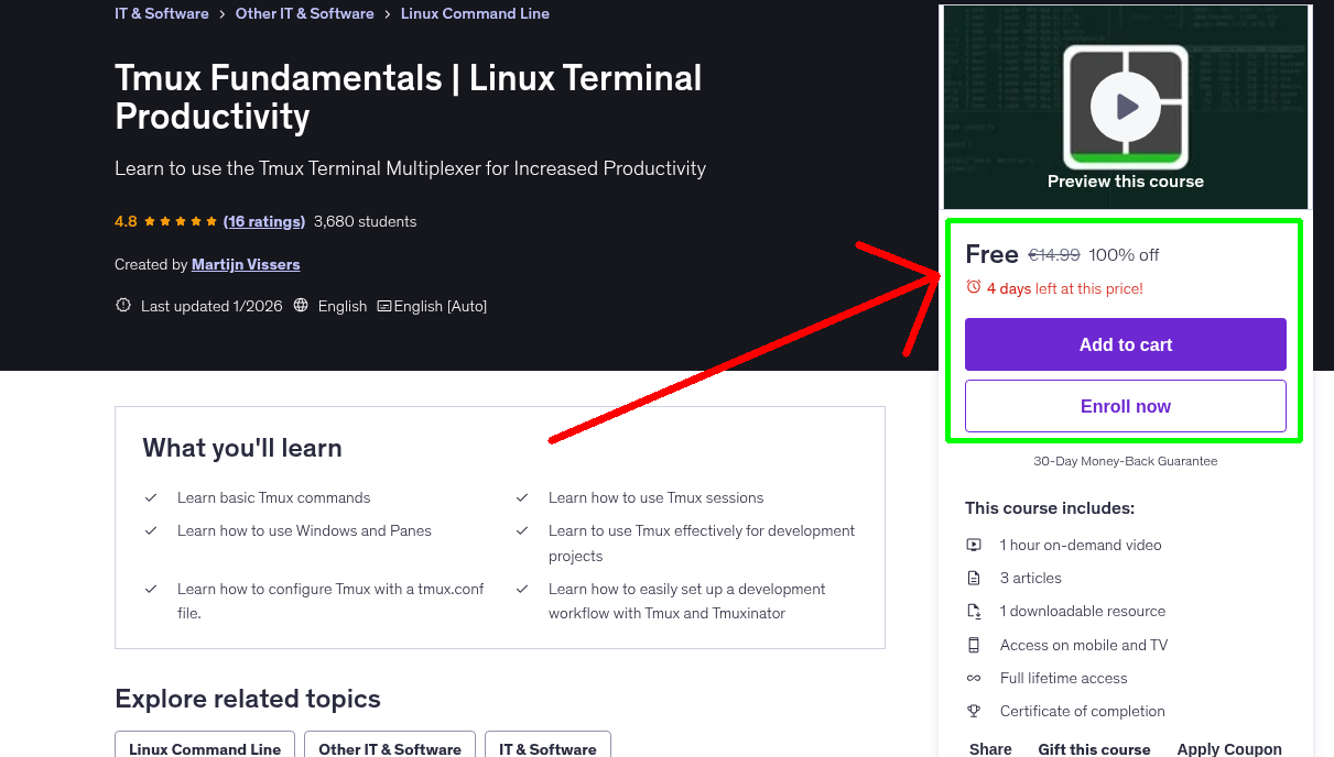 Tmux Fundamentals | Linux Terminal Productivity